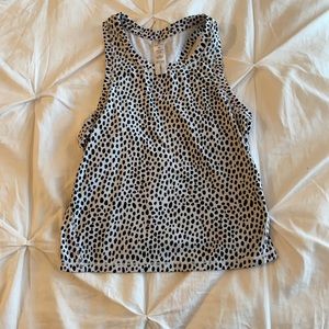 Spotted workout tank